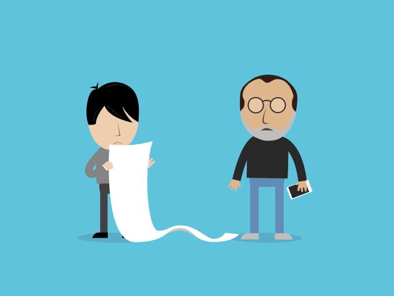 Explainer video animation example