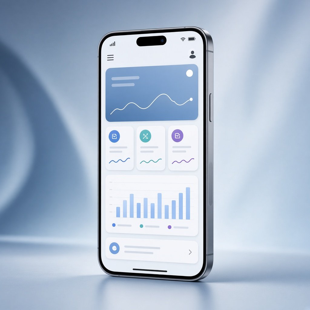 Finance app concept